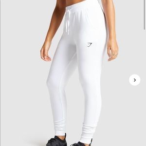 Brand new gymshark white pippa jogger